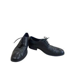 Cole Haan Mens Black Leather Lace-Up Oxford Dress Shoes Size 9M